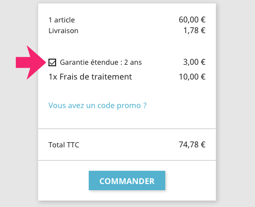 Options assurance PrestaShop