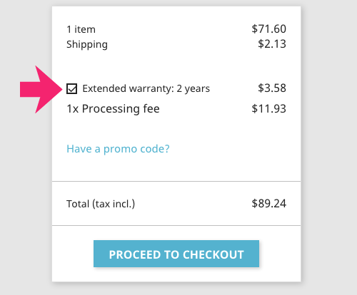 Options insurance PrestaShop Options insurance PrestaShop